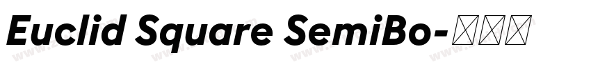 Euclid Square SemiBo字体转换